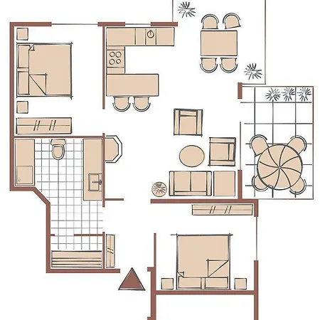 Strandpark-grossenbrode-haus-moewennest-wohnung-8-typ-2 شقة Großenbrode
